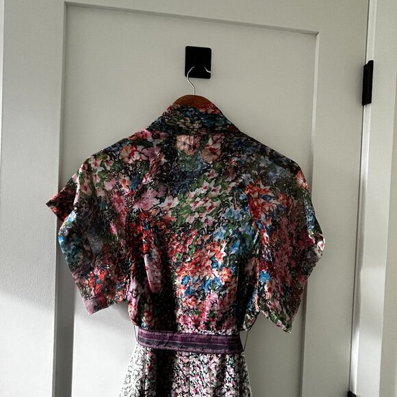 Anthro NWT Boho Cocktail Dress Size 2 - Picture 4 of 5